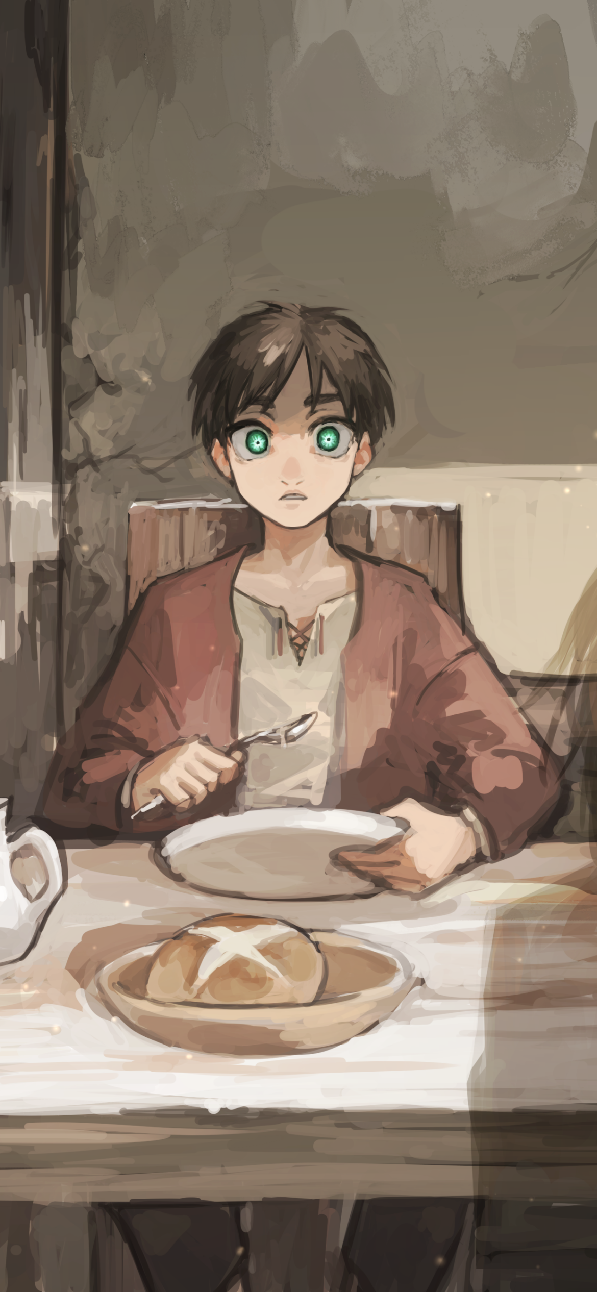Download Eren Yeager Anime Attack On Titan Phone Wallpaper
