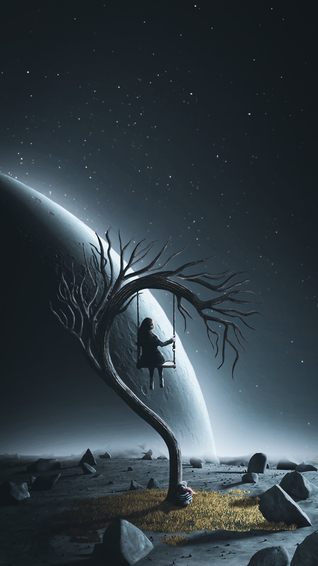 Swinging In Space by Dracdes