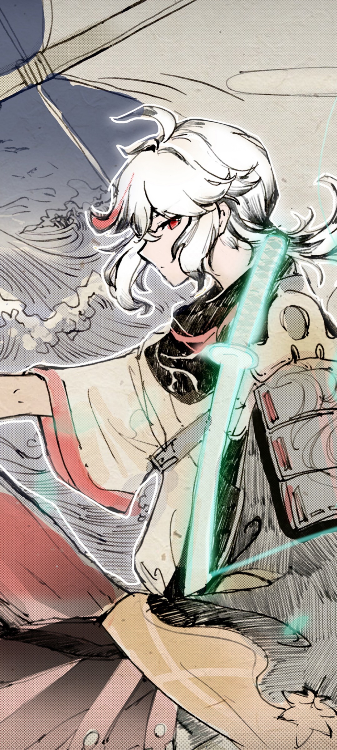 Download Kaedehara Kazuha (Genshin Impact) Video Game Genshin Impact Phone Wallpaper