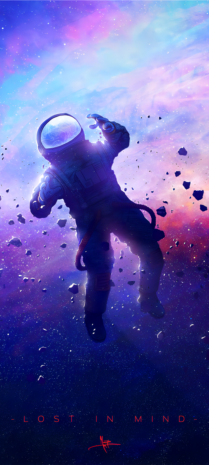 Download Sci Fi Astronaut Phone Wallpaper
