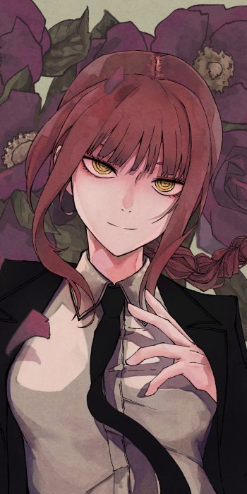 Makima (Chainsaw Man) Anime Chainsaw Man Phone Wallpaper