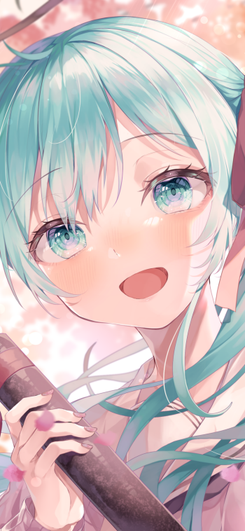 Hatsune Miku Anime Vocaloid Phone Wallpaper