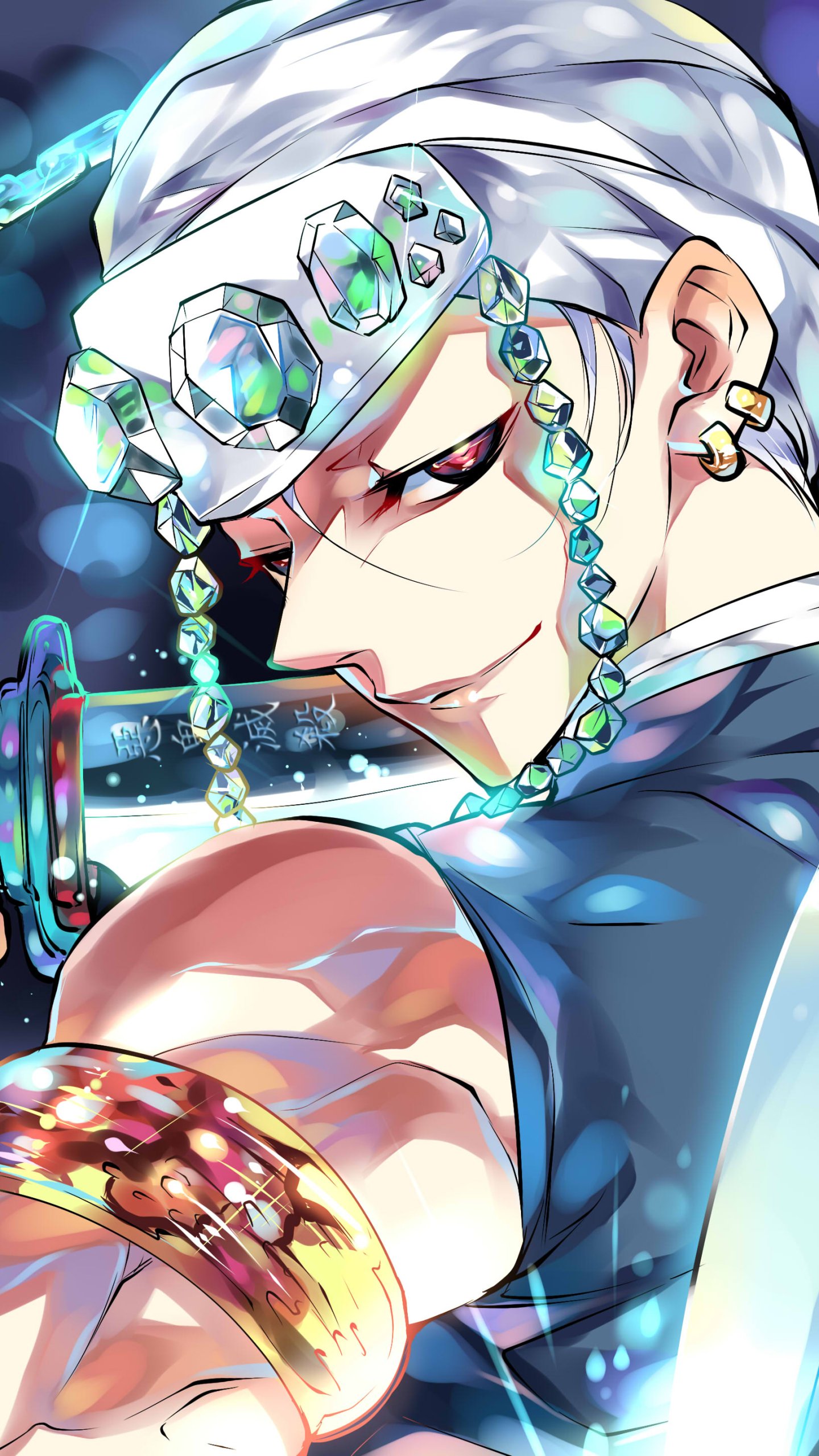 Download Tengen Uzui Anime Demon Slayer: Kimetsu No Yaiba Phone Wallpaper