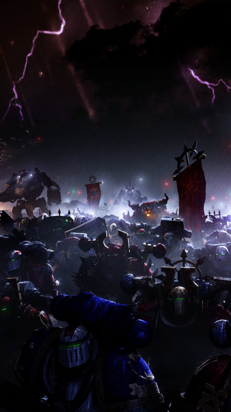 Download Army Warrior Video Game Warhammer 40k Phone Wallpaper