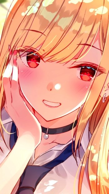 Marin Kitagawa Anime My Dress-Up Darling Phone Wallpaper