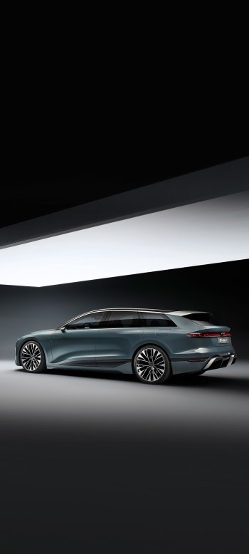 electric car vehicle Audi A6 E-Tron Phone Wallpaper