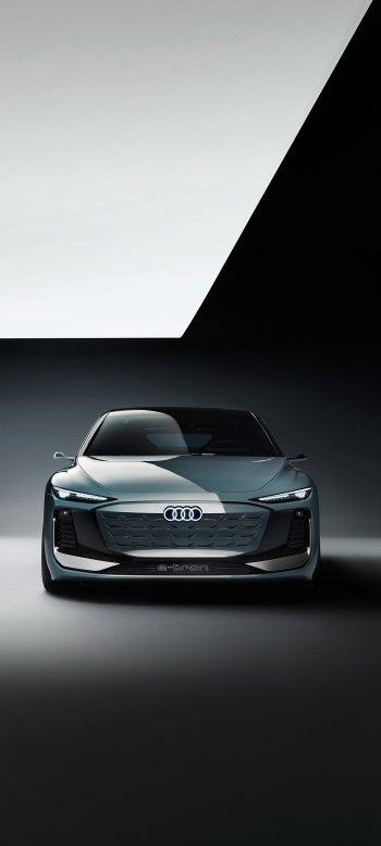 electric car vehicle Audi A6 E-Tron Phone Wallpaper