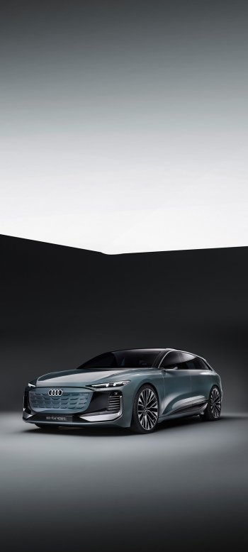 electric car vehicle Audi A6 E-Tron Phone Wallpaper