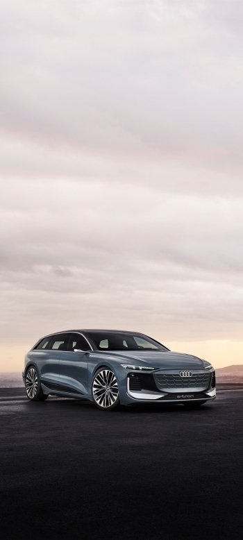 electric car vehicle Audi A6 E-Tron Phone Wallpaper
