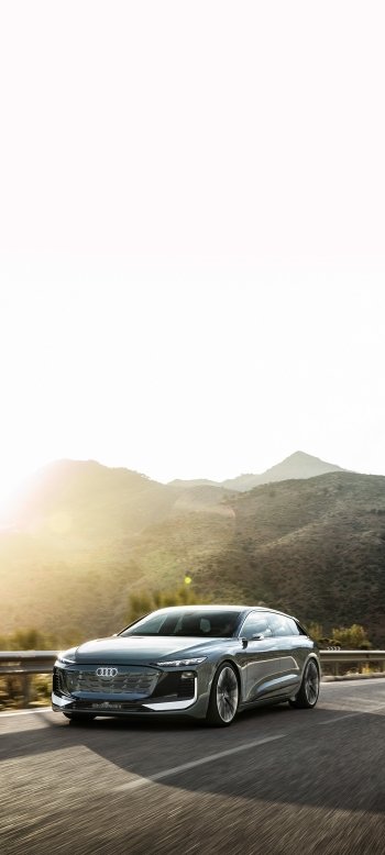 electric car vehicle Audi A6 E-Tron Phone Wallpaper