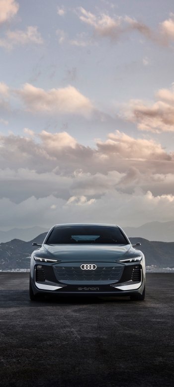 electric car vehicle Audi A6 E-Tron Phone Wallpaper