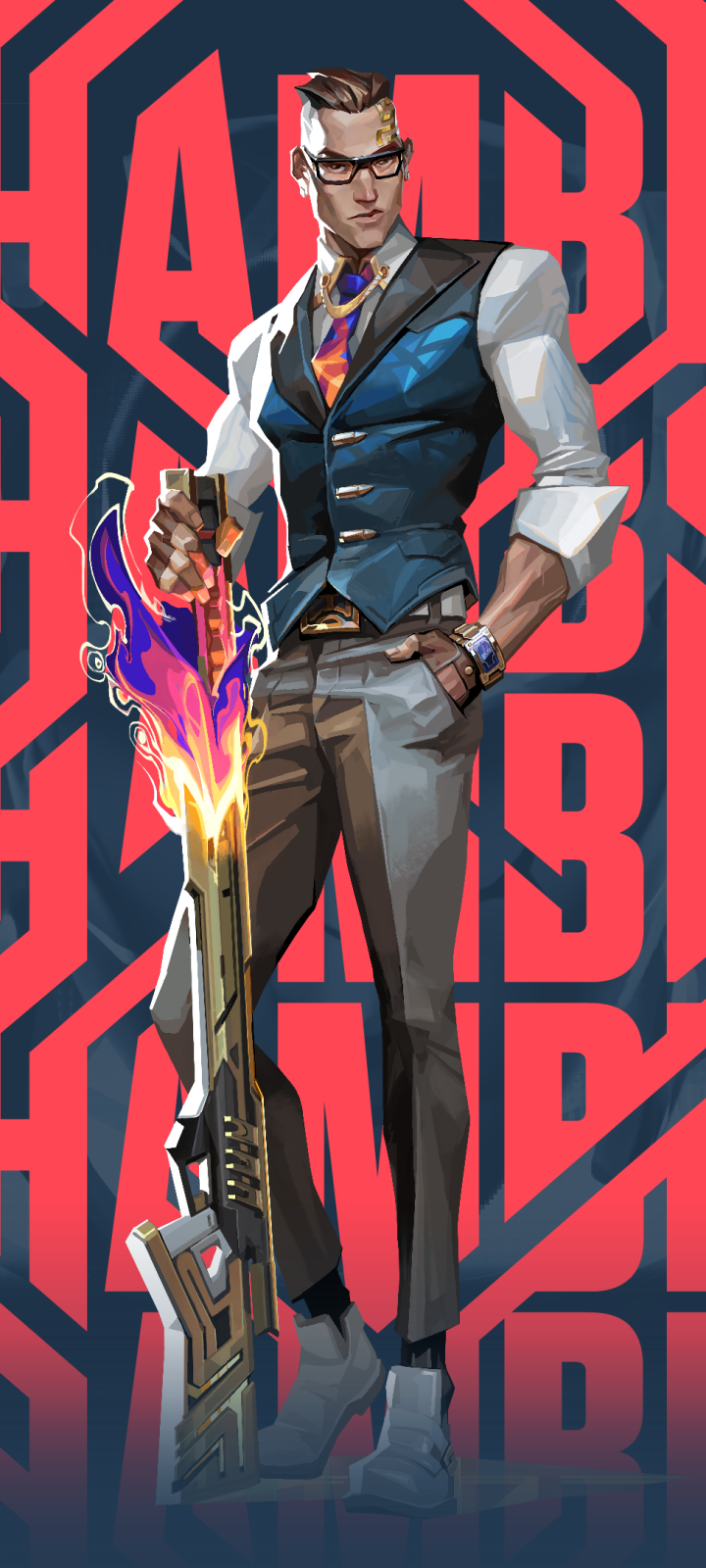 Download Chamber (Valorant) Video Game Valorant Phone Wallpaper