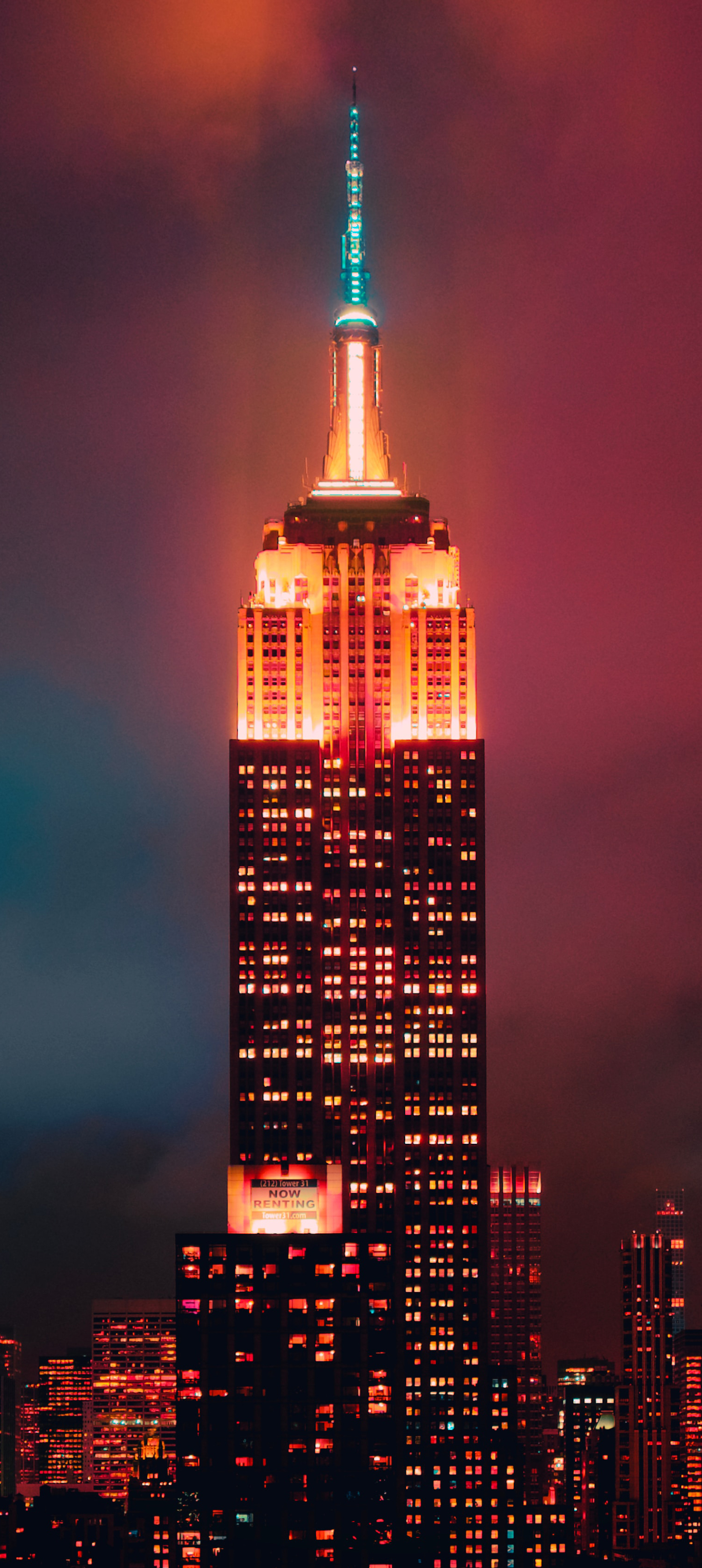 Empire State Building Phone Wallpaper by Luca Bravo
