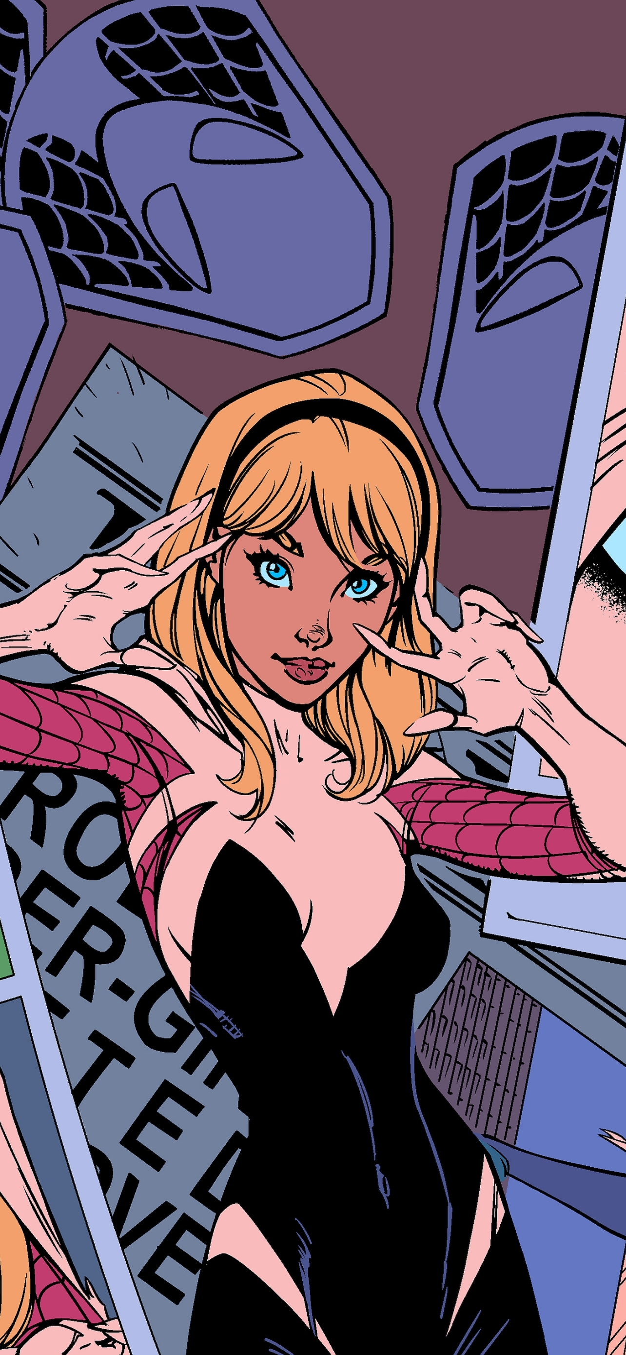 Spider-Gwen Phone Wallpaper