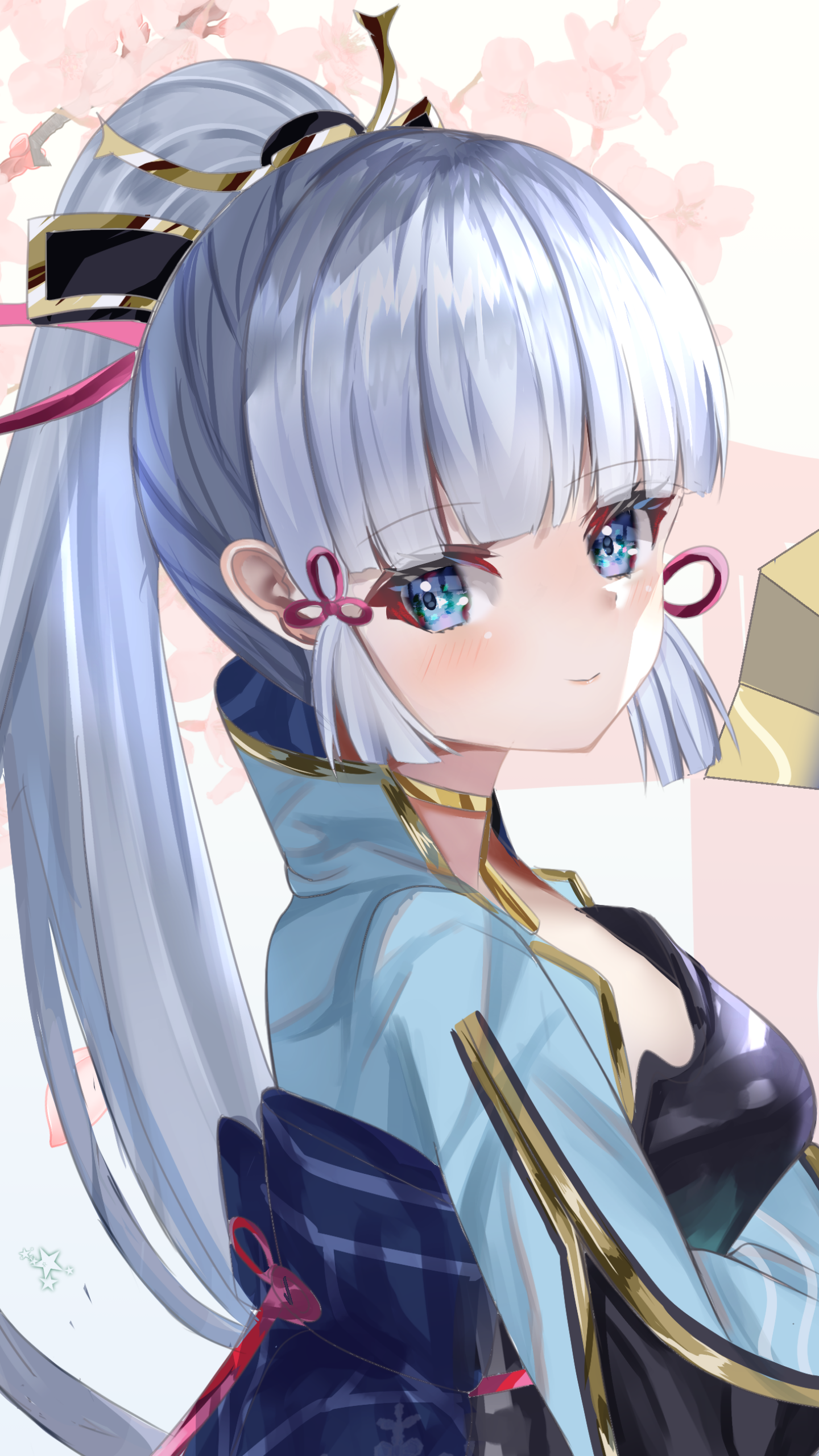 Download Kamisato Ayaka (Genshin Impact) Video Game Genshin Impact Phone Wallpaper