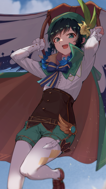 Venti (Genshin Impact) video game Genshin Impact Phone Wallpaper