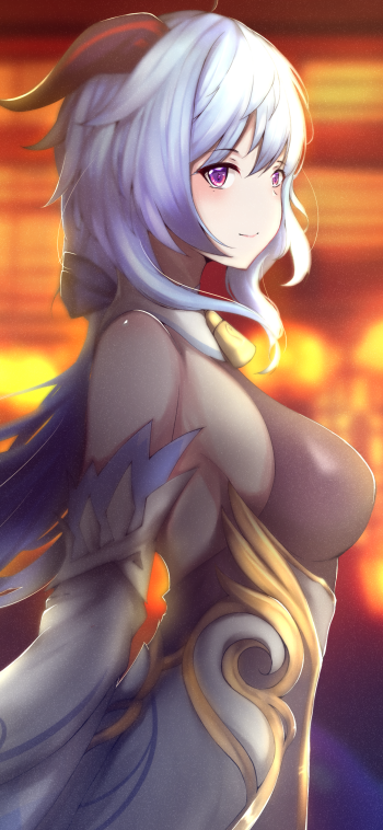 Ganyu (Genshin Impact) video game Genshin Impact Phone Wallpaper