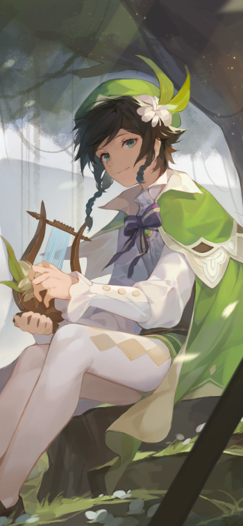 Venti (Genshin Impact) video game Genshin Impact Phone Wallpaper