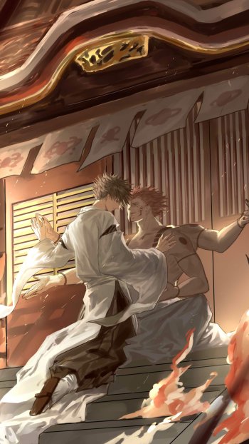 Megumi Fushiguro Sukuna (Jujutsu Kaisen) Anime Jujutsu Kaisen Phone Wallpaper