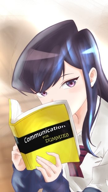 Komi Shouko Anime Komi Can't Communicate Phone Wallpaper