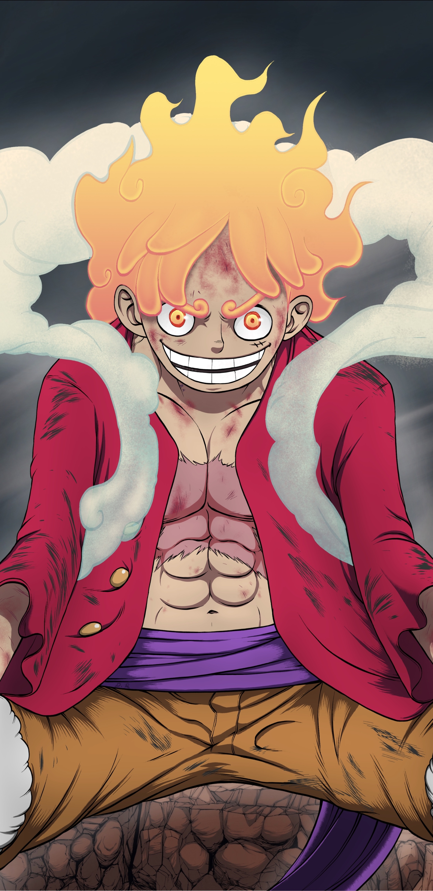 Monkey D. Luffy - Gear 5th One Piece 1045 by AkridDrawing - Mobile