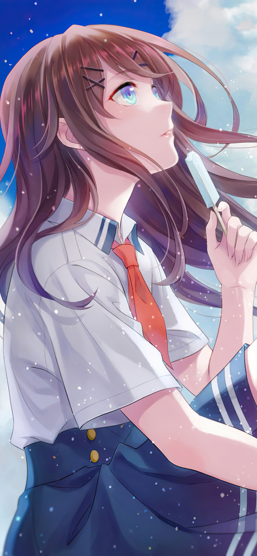 Anime Girl Phone Wallpaper by ぐるる
