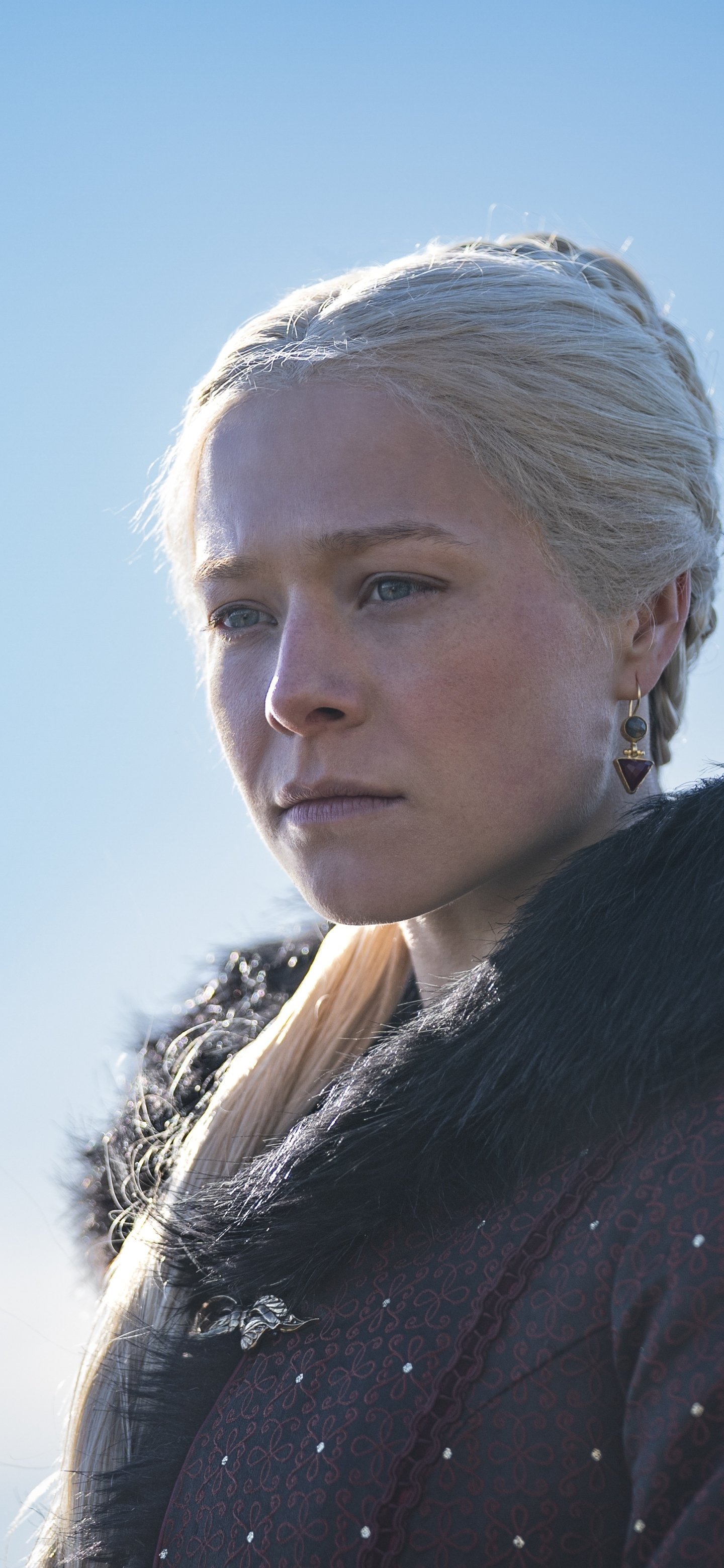 Download Rhaenyra Targaryen Emma D'Arcy TV Show House Of The Dragon Phone Wallpaper