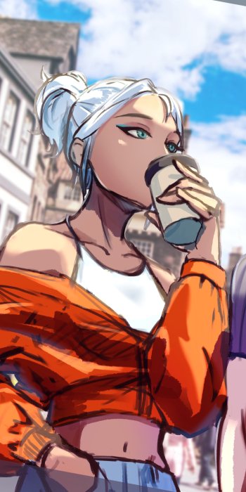 Jett (Valorant) video game Valorant Phone Wallpaper