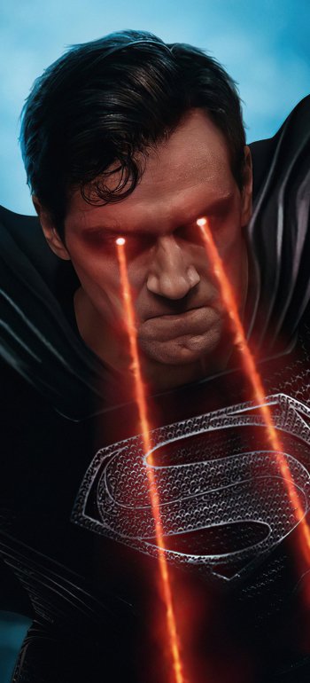 Kal-El superhero Henry Cavill Superman movie Zack Snyder's Justice League Phone Wallpaper