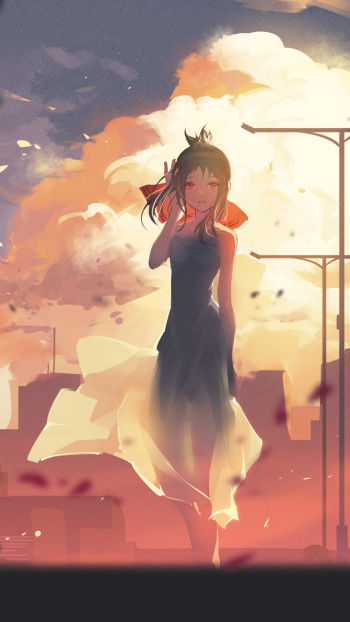 Kaguya Shinomiya Anime Kaguya-sama: Love is War Phone Wallpaper