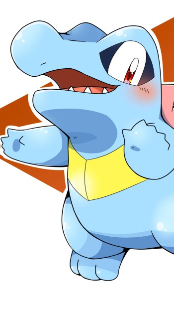 Totodile (Pokémon) Anime Pokémon Phone Wallpaper