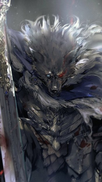 Blaidd the Half-Wolf video game Elden Ring Phone Wallpaper