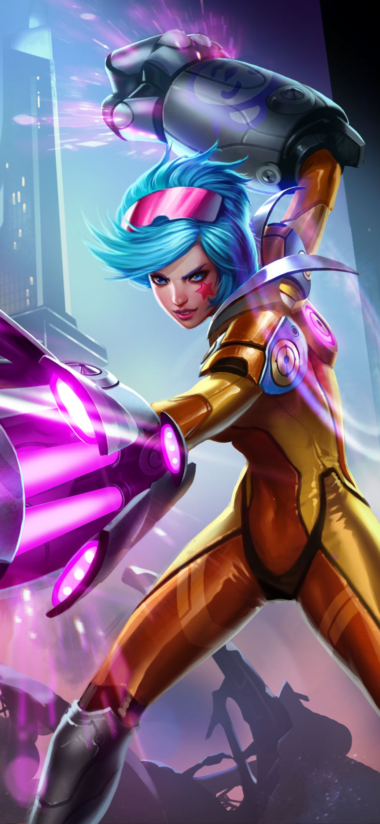 Download VI (League Of Legends) Video Game League Of Legends Phone Wallpaper