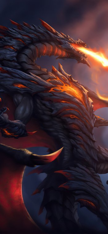 fantasy dragon Phone Wallpaper