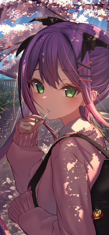 hololive Tokoyami Towa Anime Virtual Youtuber Phone Wallpaper
