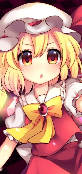 Flandre Scarlet Anime Touhou Phone Wallpaper