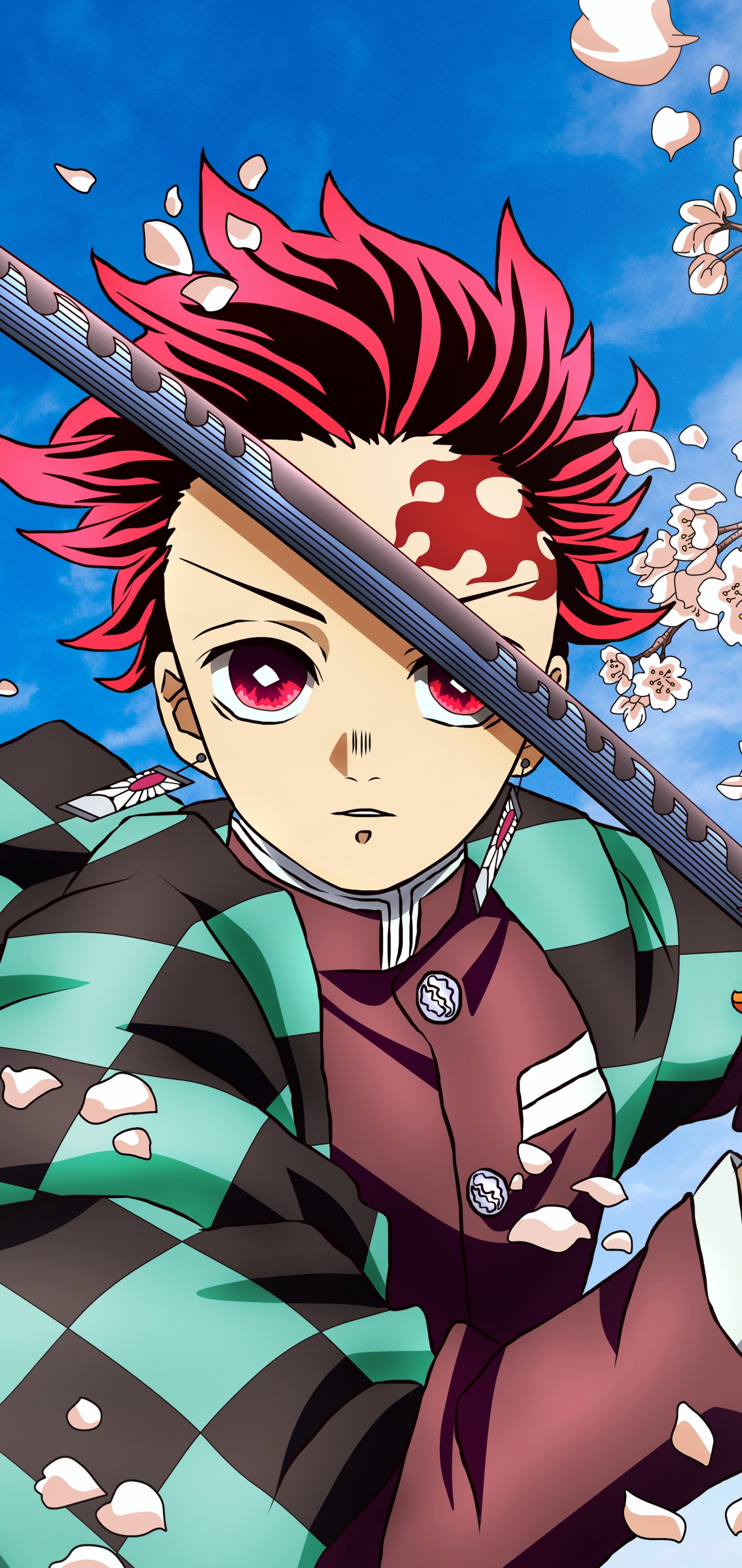 Download Tanjiro Kamado Anime Demon Slayer: Kimetsu No Yaiba Phone Wallpaper