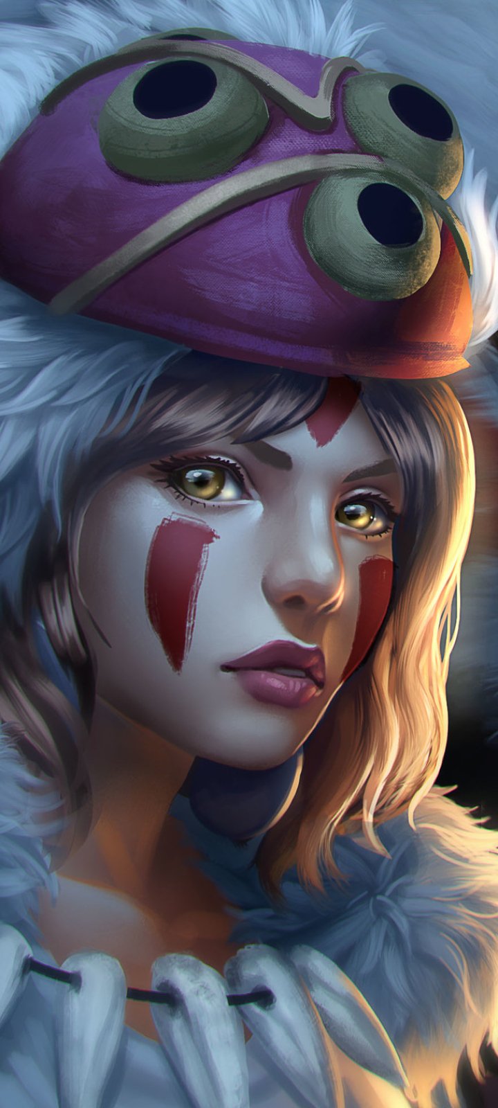 Download Anime Princess Mononoke Phone Wallpaper