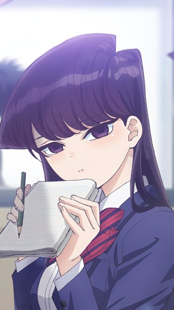 Komi Shouko Anime Komi Can't Communicate Phone Wallpaper