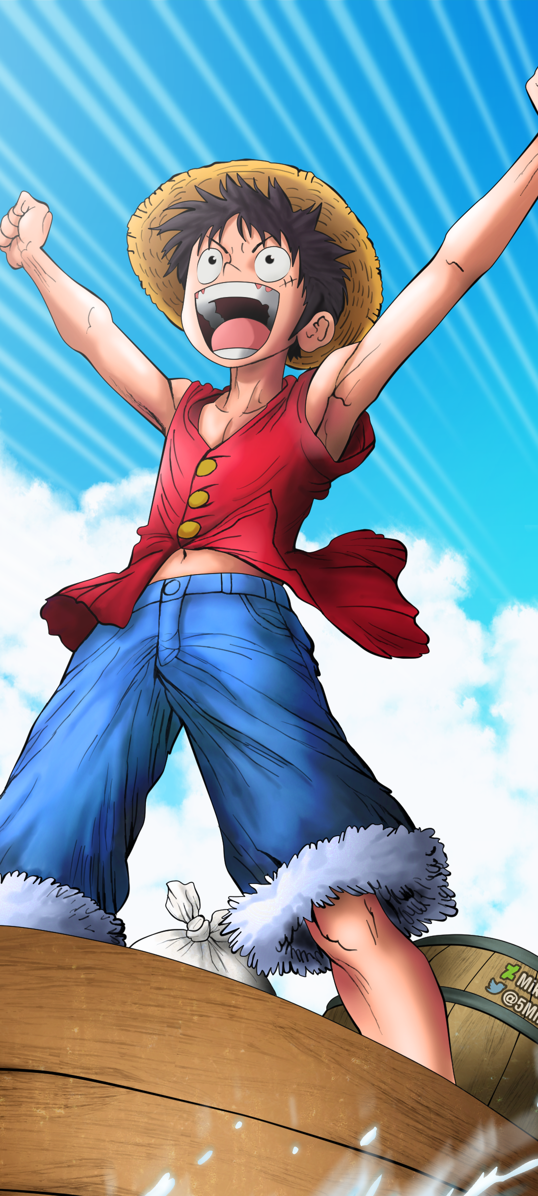 Anime One Piece Phone Wallpaper by Mikepxel