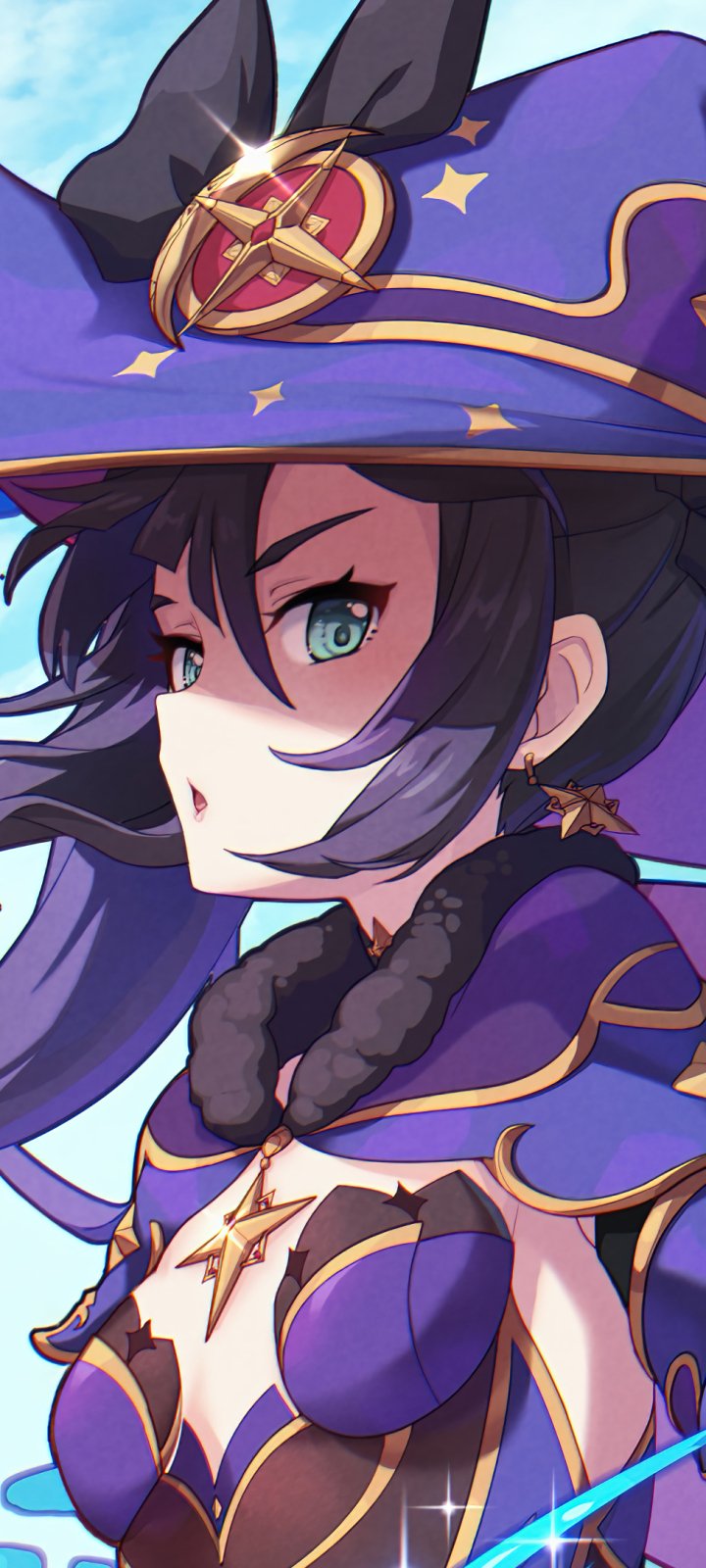 Download Mona (Genshin Impact) Video Game Genshin Impact Phone Wallpaper