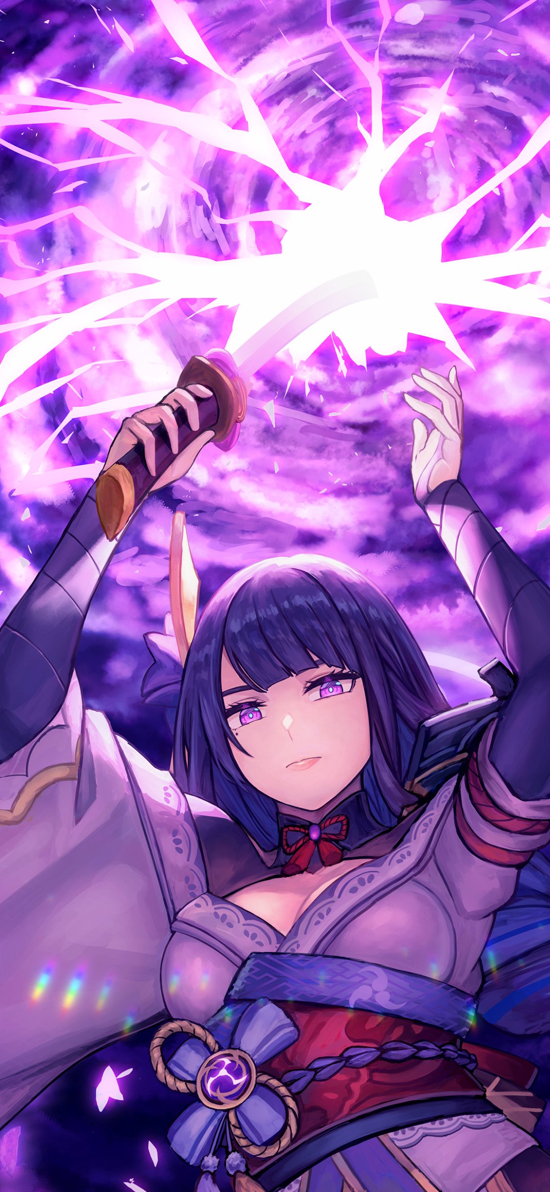 Download Baal Raiden Shogun (Genshin Impact) Video Game Genshin Impact Phone Wallpaper