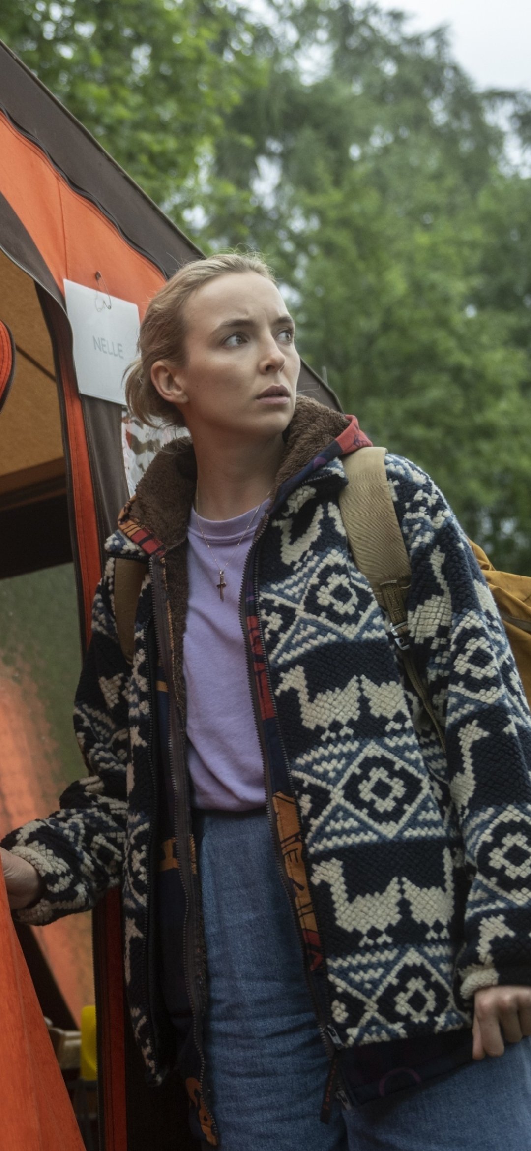 Download Jodie Comer TV Show Killing Eve Phone Wallpaper