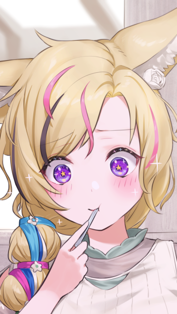 hololive Omaru Polka Anime Virtual Youtuber Phone Wallpaper