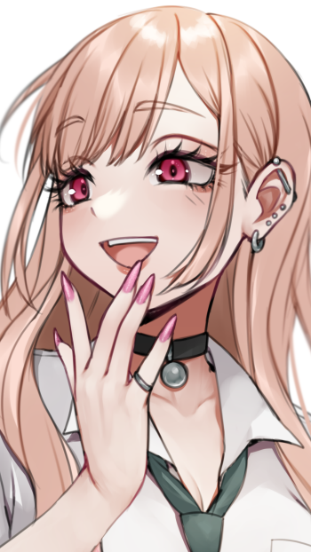 Marin Kitagawa Anime My Dress-Up Darling Phone Wallpaper