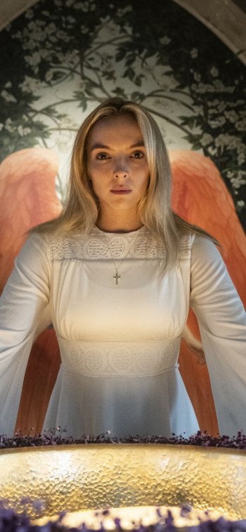 Jodie Comer TV Show Killing Eve Phone Wallpaper
