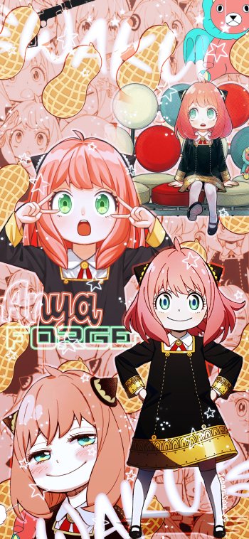 Anya Forger Anime Spy x Family Phone Wallpaper