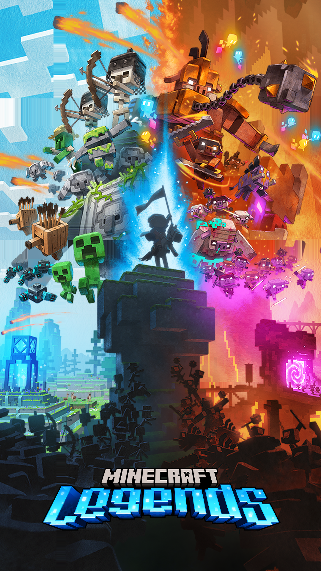 Minecraft Legends Wallpaper in 2023  Minecraft wallpaper, Minecraft art,  Minecraft pictures