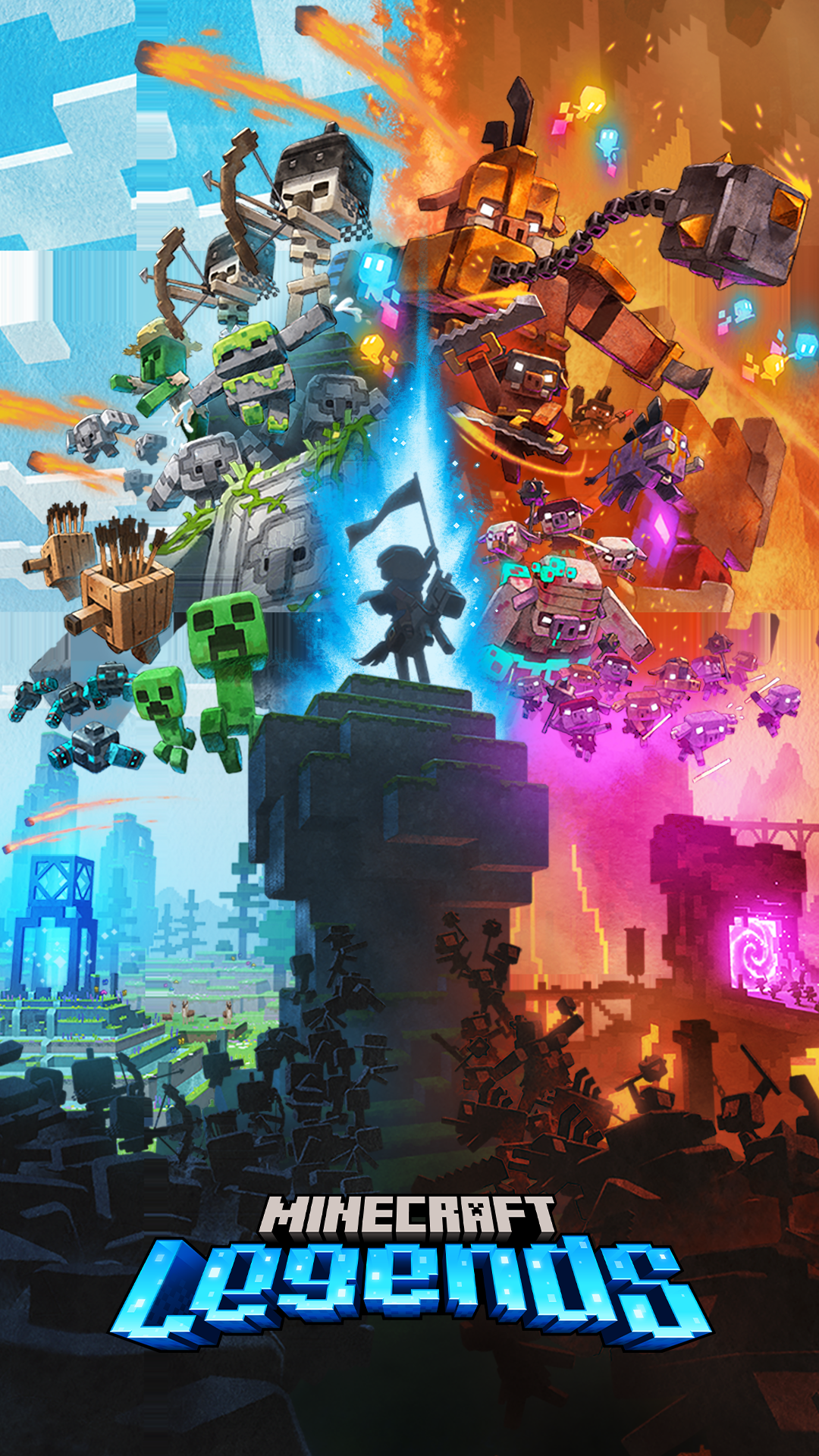 Minecraft Legends Phone Wallpaper - Mobile Abyss