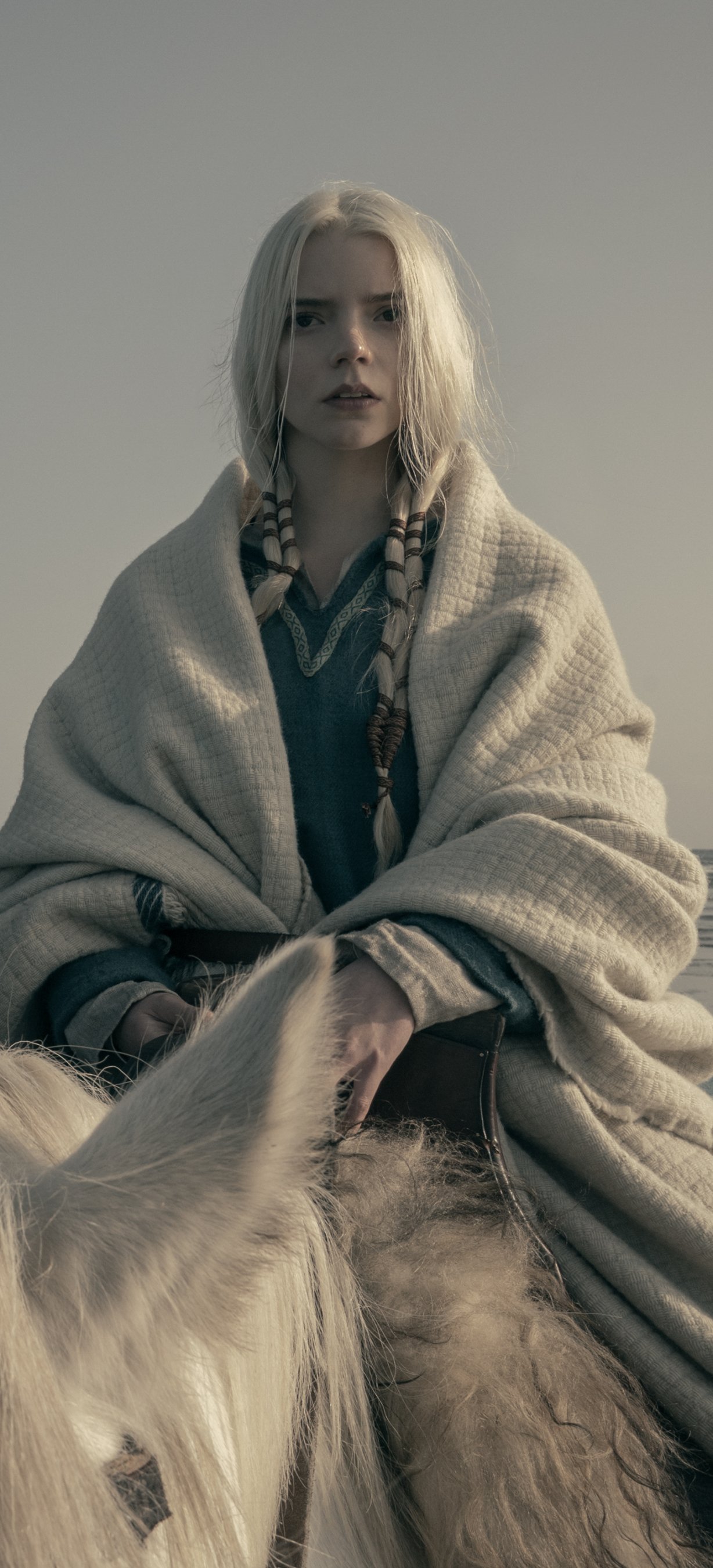 Download Anya Taylor-Joy Alexander Skarsgård Movie The Northman Phone Wallpaper